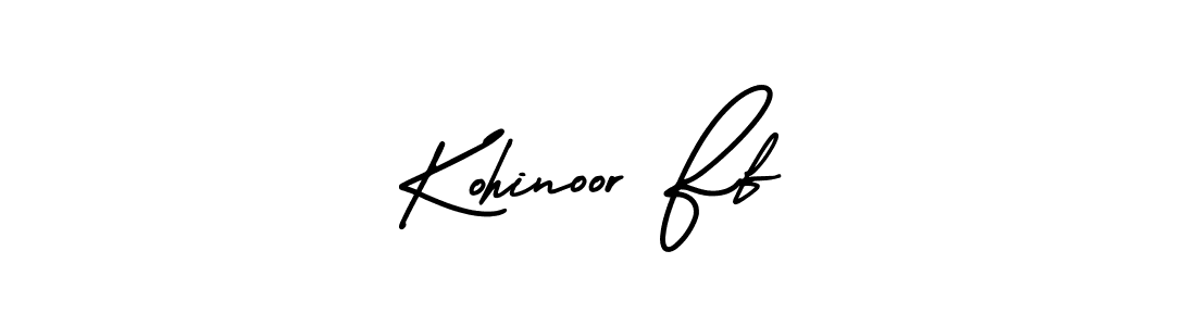 How to make Kohinoor Ff signature? AmerikaSignatureDemo-Regular is a professional autograph style. Create handwritten signature for Kohinoor Ff name. Kohinoor Ff signature style 3 images and pictures png