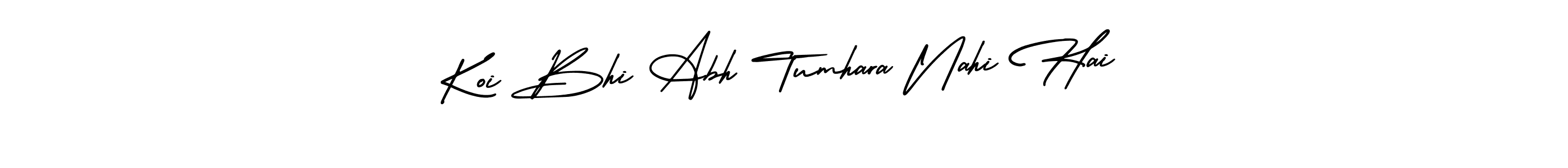 Here are the top 10 professional signature styles for the name Koi Bhi Abh Tumhara Nahi Hai. These are the best autograph styles you can use for your name. Koi Bhi Abh Tumhara Nahi Hai signature style 3 images and pictures png