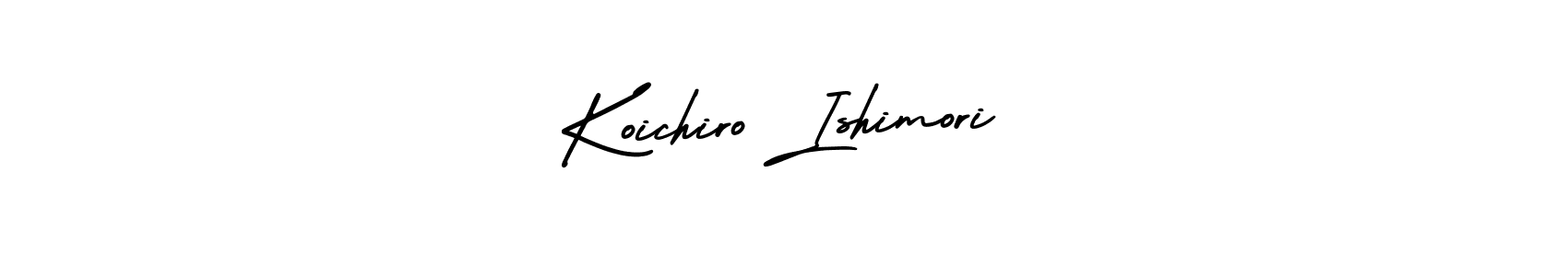 Also we have Koichiro Ishimori name is the best signature style. Create professional handwritten signature collection using AmerikaSignatureDemo-Regular autograph style. Koichiro Ishimori signature style 3 images and pictures png