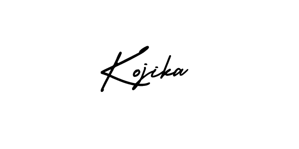 Kojika stylish signature style. Best Handwritten Sign (AmerikaSignatureDemo-Regular) for my name. Handwritten Signature Collection Ideas for my name Kojika. Kojika signature style 3 images and pictures png