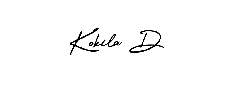 Also we have Kokila D name is the best signature style. Create professional handwritten signature collection using AmerikaSignatureDemo-Regular autograph style. Kokila D signature style 3 images and pictures png