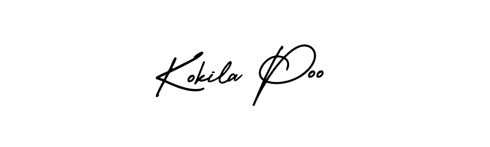 Design your own signature with our free online signature maker. With this signature software, you can create a handwritten (AmerikaSignatureDemo-Regular) signature for name Kokila Poo. Kokila Poo signature style 3 images and pictures png
