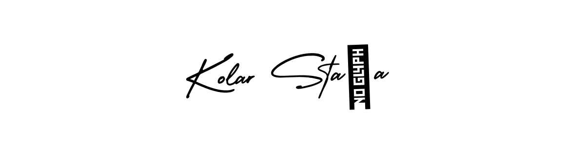 Best and Professional Signature Style for Kolar Staša. AmerikaSignatureDemo-Regular Best Signature Style Collection. Kolar Staša signature style 3 images and pictures png