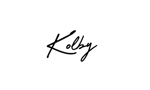 if you are searching for the best signature style for your name Kolby. so please give up your signature search. here we have designed multiple signature styles  using AmerikaSignatureDemo-Regular. Kolby signature style 3 images and pictures png