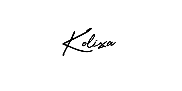 Also You can easily find your signature by using the search form. We will create Kolixa name handwritten signature images for you free of cost using AmerikaSignatureDemo-Regular sign style. Kolixa signature style 3 images and pictures png