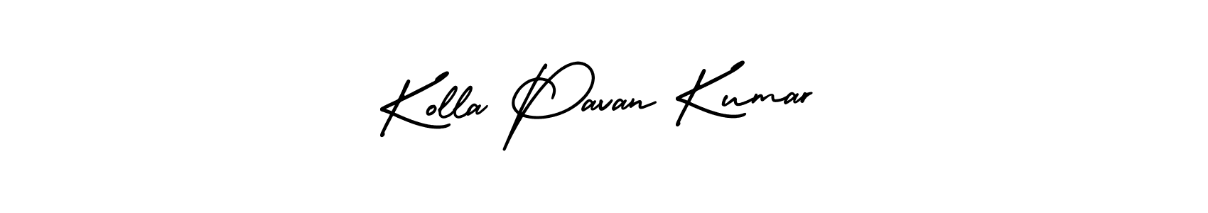 Make a short Kolla Pavan Kumar signature style. Manage your documents anywhere anytime using AmerikaSignatureDemo-Regular. Create and add eSignatures, submit forms, share and send files easily. Kolla Pavan Kumar signature style 3 images and pictures png