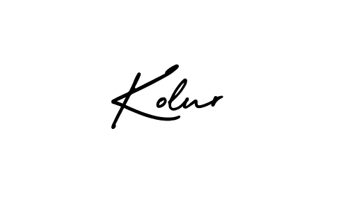 It looks lik you need a new signature style for name Kolur. Design unique handwritten (AmerikaSignatureDemo-Regular) signature with our free signature maker in just a few clicks. Kolur signature style 3 images and pictures png