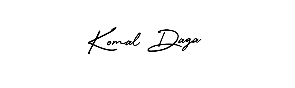 How to make Komal Daga signature? AmerikaSignatureDemo-Regular is a professional autograph style. Create handwritten signature for Komal Daga name. Komal Daga signature style 3 images and pictures png