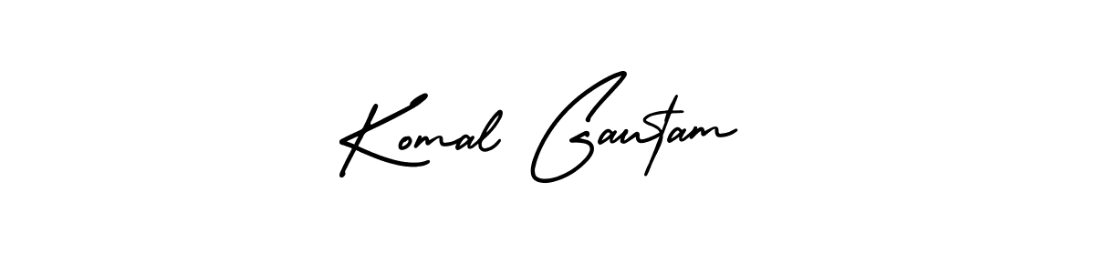 Similarly AmerikaSignatureDemo-Regular is the best handwritten signature design. Signature creator online .You can use it as an online autograph creator for name Komal Gautam. Komal Gautam signature style 3 images and pictures png