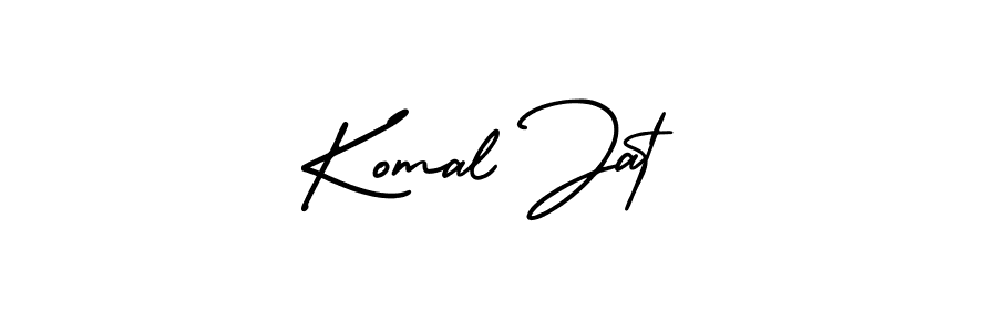 Make a beautiful signature design for name Komal Jat. Use this online signature maker to create a handwritten signature for free. Komal Jat signature style 3 images and pictures png
