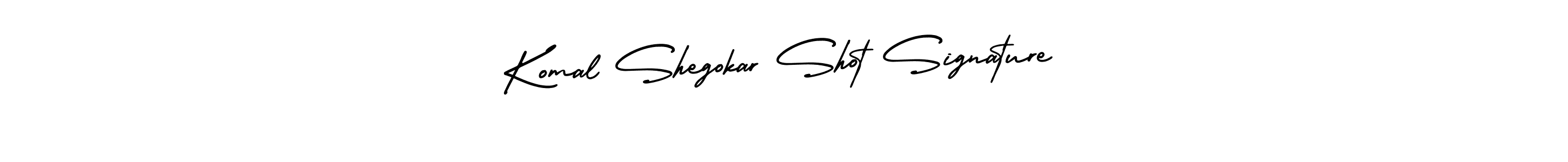 Make a beautiful signature design for name Komal Shegokar Shot Signature. With this signature (AmerikaSignatureDemo-Regular) style, you can create a handwritten signature for free. Komal Shegokar Shot Signature signature style 3 images and pictures png