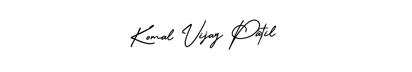 This is the best signature style for the Komal Vijay Patil name. Also you like these signature font (AmerikaSignatureDemo-Regular). Mix name signature. Komal Vijay Patil signature style 3 images and pictures png