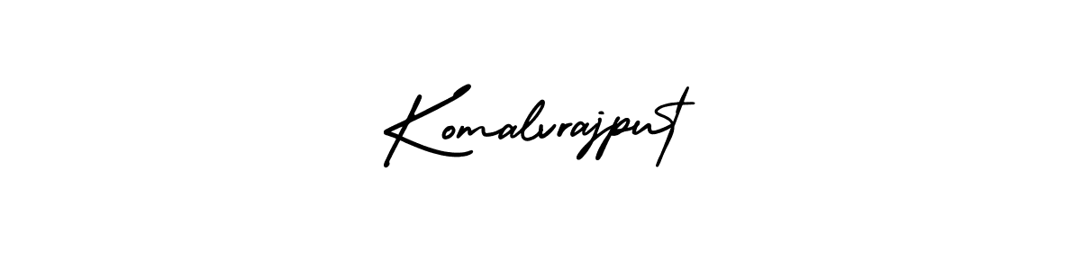 Create a beautiful signature design for name Komalvrajput. With this signature (AmerikaSignatureDemo-Regular) fonts, you can make a handwritten signature for free. Komalvrajput signature style 3 images and pictures png