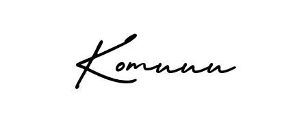 How to make Komuuu name signature. Use AmerikaSignatureDemo-Regular style for creating short signs online. This is the latest handwritten sign. Komuuu signature style 3 images and pictures png