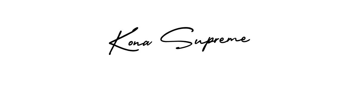 AmerikaSignatureDemo-Regular is a professional signature style that is perfect for those who want to add a touch of class to their signature. It is also a great choice for those who want to make their signature more unique. Get Kona Supreme name to fancy signature for free. Kona Supreme signature style 3 images and pictures png