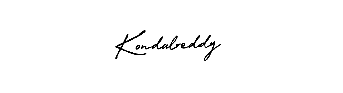It looks lik you need a new signature style for name Kondalreddy. Design unique handwritten (AmerikaSignatureDemo-Regular) signature with our free signature maker in just a few clicks. Kondalreddy signature style 3 images and pictures png