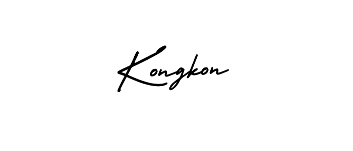 How to Draw Kongkon signature style? AmerikaSignatureDemo-Regular is a latest design signature styles for name Kongkon. Kongkon signature style 3 images and pictures png