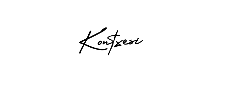 if you are searching for the best signature style for your name Kontxesi. so please give up your signature search. here we have designed multiple signature styles  using AmerikaSignatureDemo-Regular. Kontxesi signature style 3 images and pictures png