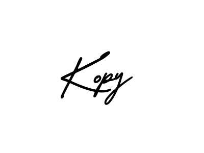 Best and Professional Signature Style for Kopy. AmerikaSignatureDemo-Regular Best Signature Style Collection. Kopy signature style 3 images and pictures png