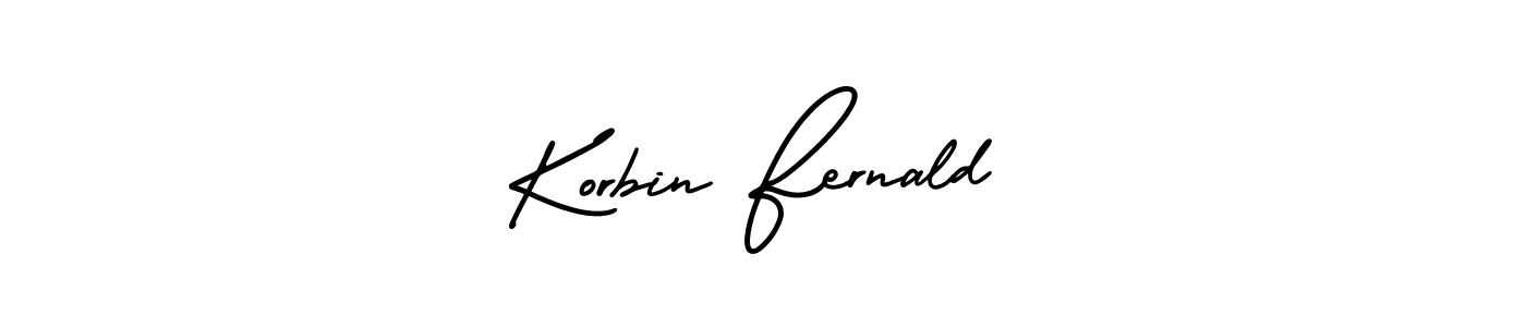 Here are the top 10 professional signature styles for the name Korbin Fernald. These are the best autograph styles you can use for your name. Korbin Fernald signature style 3 images and pictures png