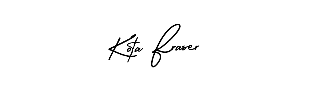 This is the best signature style for the Kota Fraser name. Also you like these signature font (AmerikaSignatureDemo-Regular). Mix name signature. Kota Fraser signature style 3 images and pictures png
