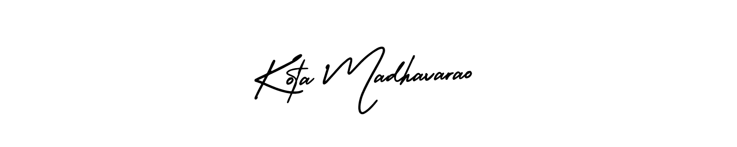 How to make Kota Madhavarao signature? AmerikaSignatureDemo-Regular is a professional autograph style. Create handwritten signature for Kota Madhavarao name. Kota Madhavarao signature style 3 images and pictures png