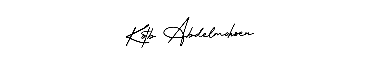 Best and Professional Signature Style for Kotb Abdelmohsen. AmerikaSignatureDemo-Regular Best Signature Style Collection. Kotb Abdelmohsen signature style 3 images and pictures png