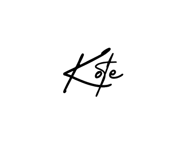 Make a beautiful signature design for name Kote. With this signature (AmerikaSignatureDemo-Regular) style, you can create a handwritten signature for free. Kote signature style 3 images and pictures png