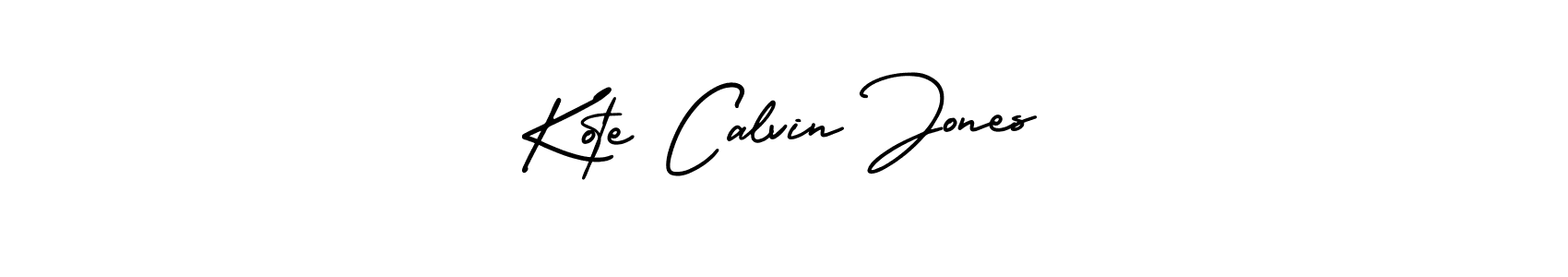 Create a beautiful signature design for name Kote Calvin Jones. With this signature (AmerikaSignatureDemo-Regular) fonts, you can make a handwritten signature for free. Kote Calvin Jones signature style 3 images and pictures png