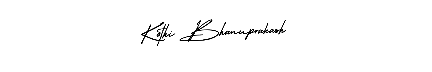 Also You can easily find your signature by using the search form. We will create Kothi Bhanuprakash name handwritten signature images for you free of cost using AmerikaSignatureDemo-Regular sign style. Kothi Bhanuprakash signature style 3 images and pictures png