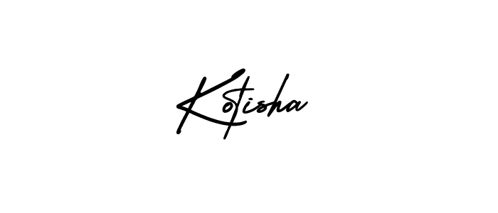 Also You can easily find your signature by using the search form. We will create Kotisha name handwritten signature images for you free of cost using AmerikaSignatureDemo-Regular sign style. Kotisha signature style 3 images and pictures png