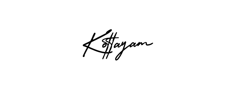 Use a signature maker to create a handwritten signature online. With this signature software, you can design (AmerikaSignatureDemo-Regular) your own signature for name Kottayam. Kottayam signature style 3 images and pictures png