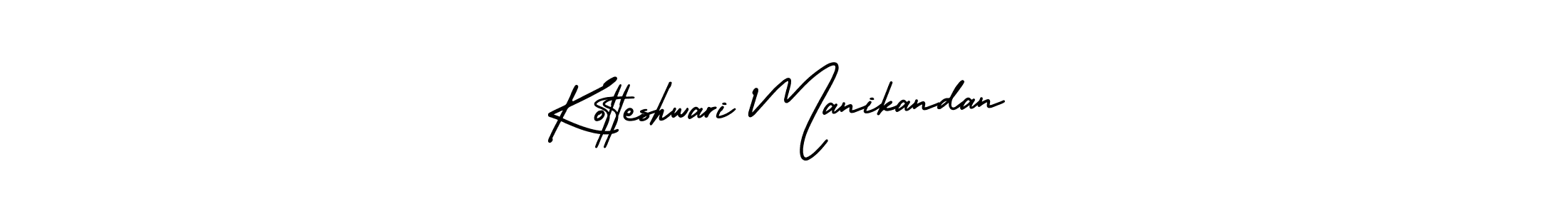 Also You can easily find your signature by using the search form. We will create Kotteshwari Manikandan name handwritten signature images for you free of cost using AmerikaSignatureDemo-Regular sign style. Kotteshwari Manikandan signature style 3 images and pictures png