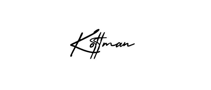 Make a beautiful signature design for name Kottman. With this signature (AmerikaSignatureDemo-Regular) style, you can create a handwritten signature for free. Kottman signature style 3 images and pictures png