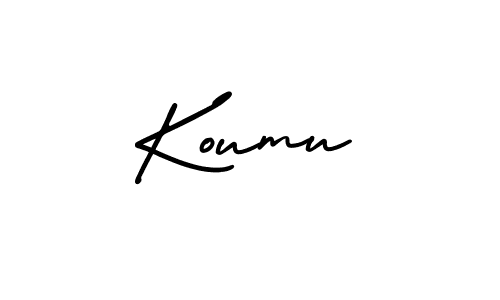 How to Draw Koumu signature style? AmerikaSignatureDemo-Regular is a latest design signature styles for name Koumu. Koumu signature style 3 images and pictures png