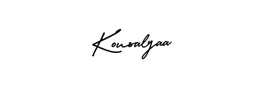 Here are the top 10 professional signature styles for the name Kousalyaa. These are the best autograph styles you can use for your name. Kousalyaa signature style 3 images and pictures png