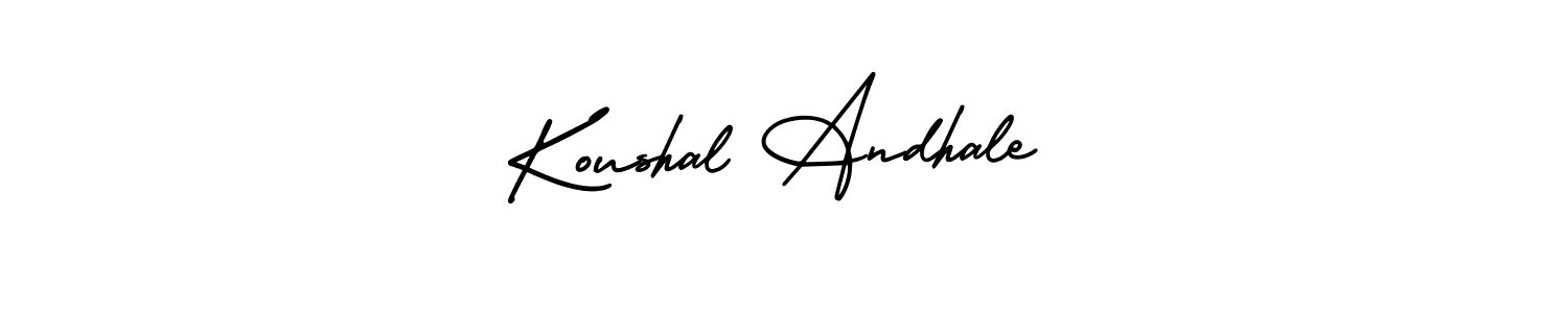 AmerikaSignatureDemo-Regular is a professional signature style that is perfect for those who want to add a touch of class to their signature. It is also a great choice for those who want to make their signature more unique. Get Koushal Andhale name to fancy signature for free. Koushal Andhale signature style 3 images and pictures png