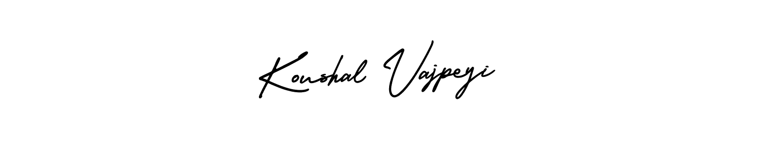 Similarly AmerikaSignatureDemo-Regular is the best handwritten signature design. Signature creator online .You can use it as an online autograph creator for name Koushal Vajpeyi. Koushal Vajpeyi signature style 3 images and pictures png