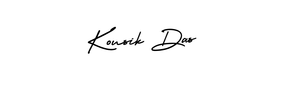 Design your own signature with our free online signature maker. With this signature software, you can create a handwritten (AmerikaSignatureDemo-Regular) signature for name Kousik Das. Kousik Das signature style 3 images and pictures png