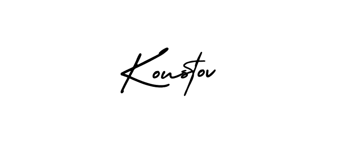 if you are searching for the best signature style for your name Koustov. so please give up your signature search. here we have designed multiple signature styles  using AmerikaSignatureDemo-Regular. Koustov signature style 3 images and pictures png