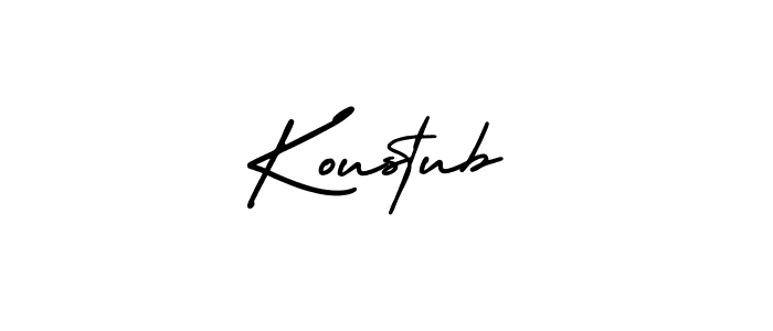 if you are searching for the best signature style for your name Koustub. so please give up your signature search. here we have designed multiple signature styles  using AmerikaSignatureDemo-Regular. Koustub signature style 3 images and pictures png