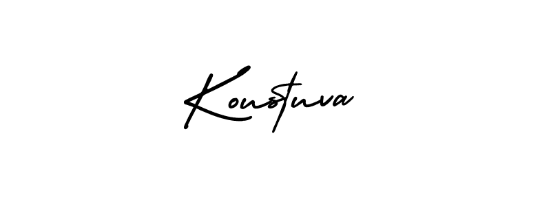Also we have Koustuva name is the best signature style. Create professional handwritten signature collection using AmerikaSignatureDemo-Regular autograph style. Koustuva signature style 3 images and pictures png