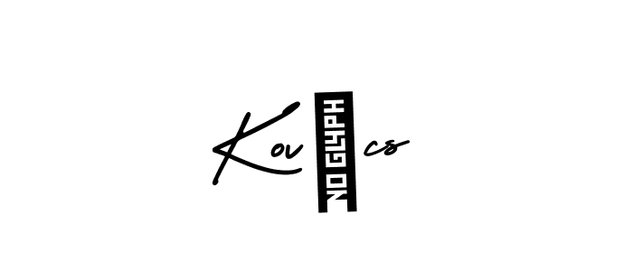 How to make Kovács name signature. Use AmerikaSignatureDemo-Regular style for creating short signs online. This is the latest handwritten sign. Kovács signature style 3 images and pictures png