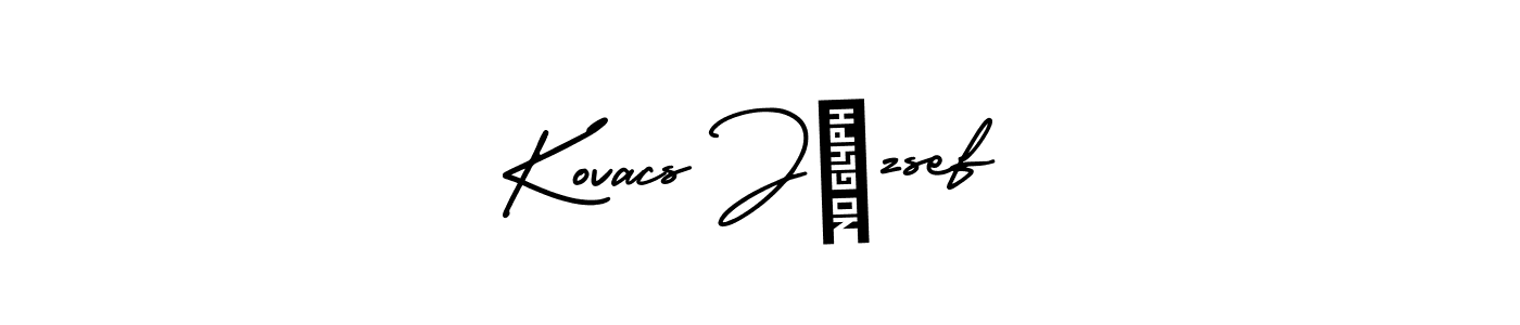 How to make Kovacs József name signature. Use AmerikaSignatureDemo-Regular style for creating short signs online. This is the latest handwritten sign. Kovacs József signature style 3 images and pictures png
