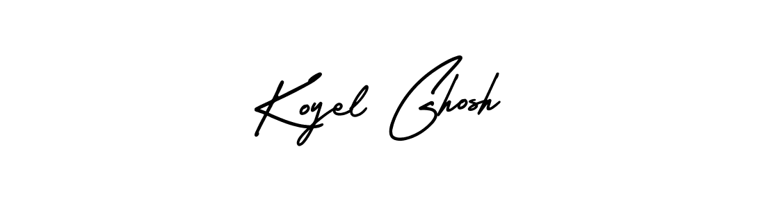 How to Draw Koyel Ghosh signature style? AmerikaSignatureDemo-Regular is a latest design signature styles for name Koyel Ghosh. Koyel Ghosh signature style 3 images and pictures png