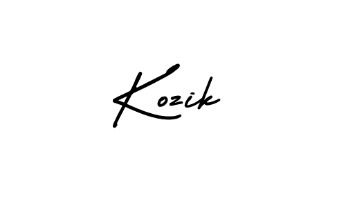 It looks lik you need a new signature style for name Kozik. Design unique handwritten (AmerikaSignatureDemo-Regular) signature with our free signature maker in just a few clicks. Kozik signature style 3 images and pictures png