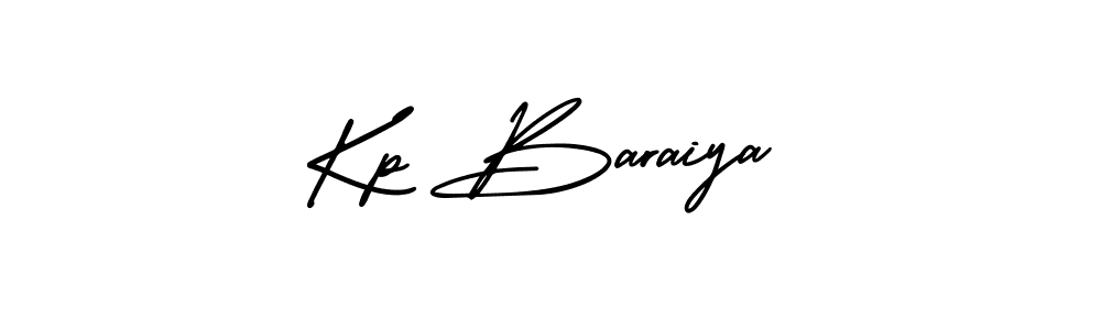 Similarly AmerikaSignatureDemo-Regular is the best handwritten signature design. Signature creator online .You can use it as an online autograph creator for name Kp Baraiya. Kp Baraiya signature style 3 images and pictures png