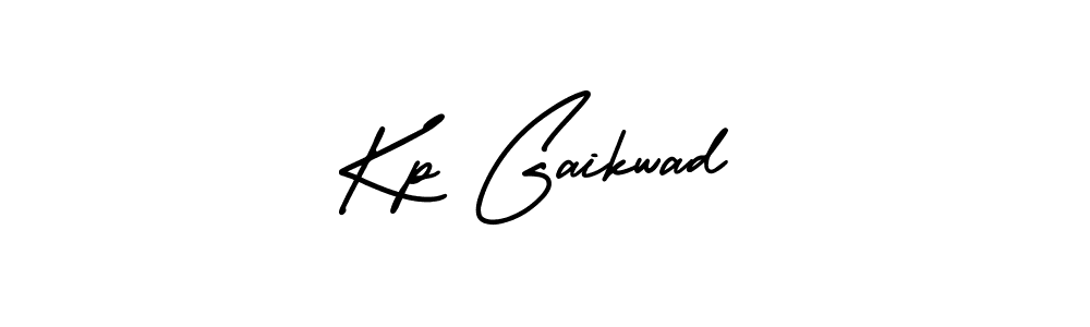 Kp Gaikwad stylish signature style. Best Handwritten Sign (AmerikaSignatureDemo-Regular) for my name. Handwritten Signature Collection Ideas for my name Kp Gaikwad. Kp Gaikwad signature style 3 images and pictures png