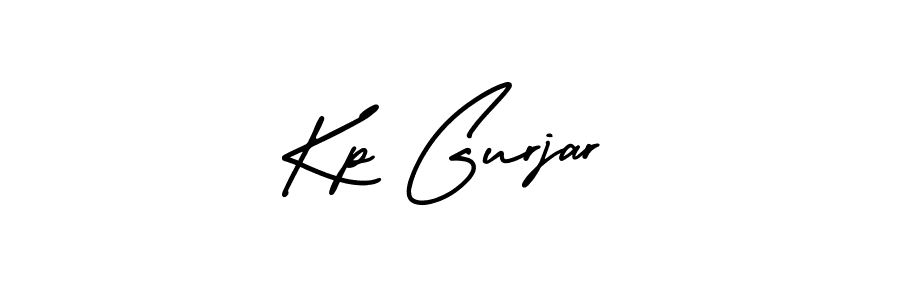 if you are searching for the best signature style for your name Kp Gurjar. so please give up your signature search. here we have designed multiple signature styles  using AmerikaSignatureDemo-Regular. Kp Gurjar signature style 3 images and pictures png