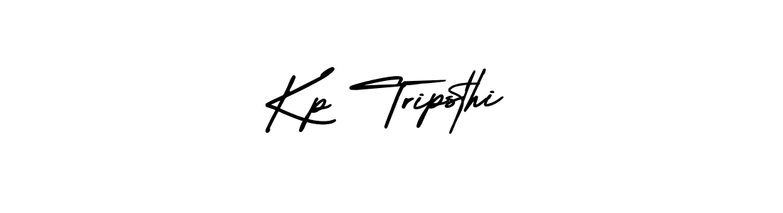 Design your own signature with our free online signature maker. With this signature software, you can create a handwritten (AmerikaSignatureDemo-Regular) signature for name Kp Tripsthi. Kp Tripsthi signature style 3 images and pictures png